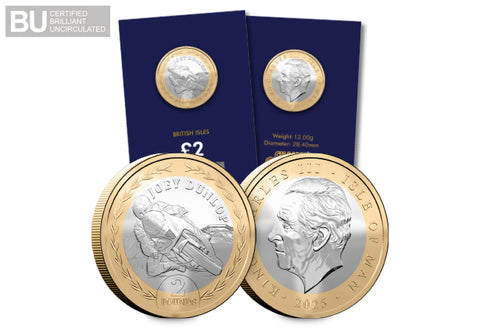 2025 Isle of Man TT CERTIFIED BU £2 Coin