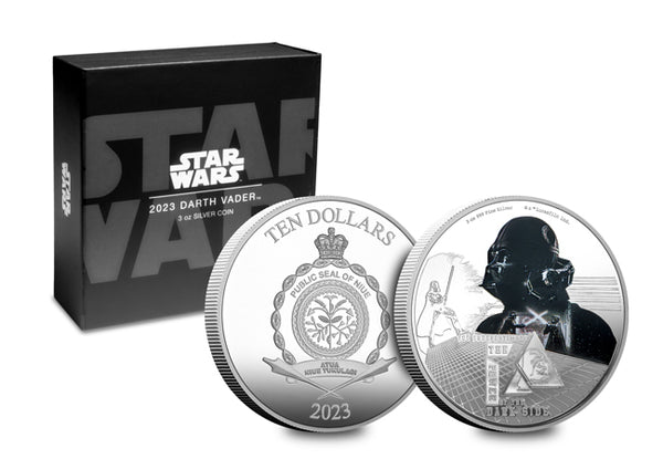 ネゾーラ　購入しないで下さい　スターオブダビデ　　silver925 Darth Vader 3oz Silver Coin by New Zealand Mint | Sideshow