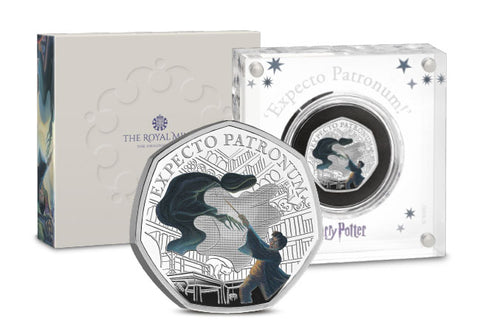 UK 2025 Harry Potter Patronus Silver Proof 50p