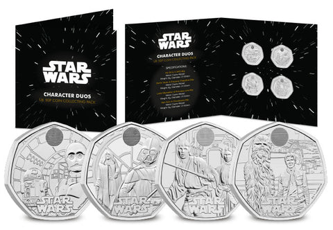 UK Star Wars Character Duos 50p Collector Pack