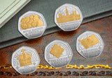 King Charles III Inaugural Year Silver 50p Set