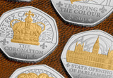 King Charles III Inaugural Year Silver 50p Set
