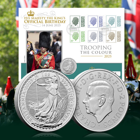 Trooping the Colour 2025 Silver Coin Cover