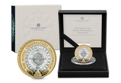 UK 2025 Royal Observatory Silver Proof £2