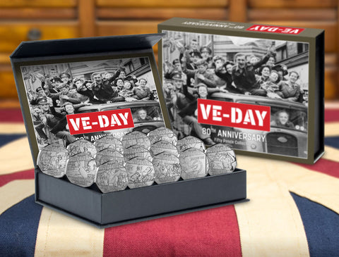 The VE Day 80th Anniversary 50p Coin Collection