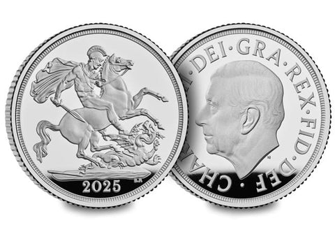 UK 2025 St George & the Dragon Silver Sovereign