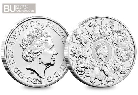 UK Queen's Beasts 2021 CERTIFIED Brilliant Uncirculated £5