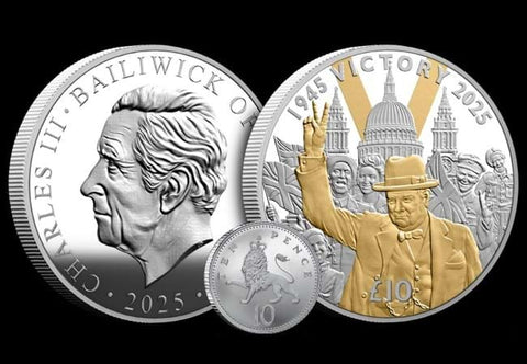 VE Day 80th Anniversary Silver Proof 5oz Coin