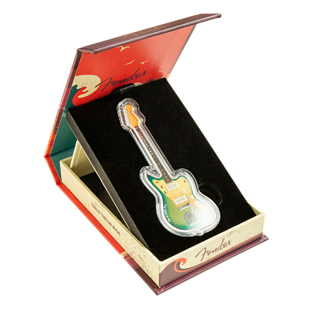 The 2024 Fender® Jazzmaster® 1oz Silver Coin – The Westminster