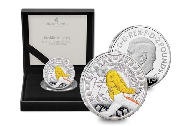 UK 2025 Freddie Mercury Silver 1oz Coin – The Westminster