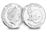 The Woodland Mammals Uncirculated 10p Set