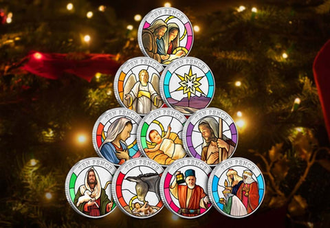 The Christmas Nativity Ten Pence Collection