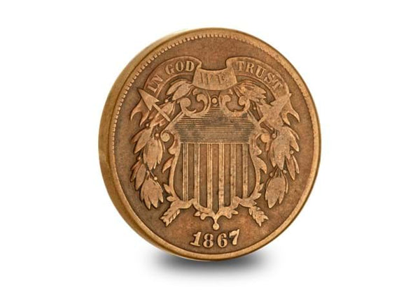 The First 'In God We Trust' 2 Cent coin – The Westminster