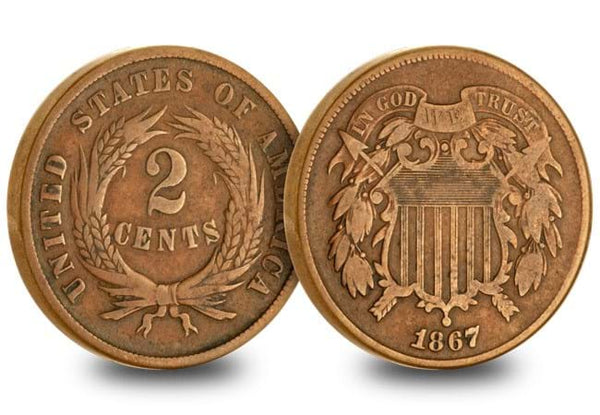 The First 'In God We Trust' 2 Cent coin – The Westminster