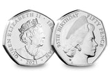 QEII 95th Birthday BU 50p Set