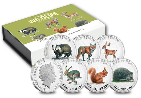 The Woodland Mammals Colour Brilliant Uncirculated 10p Set