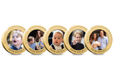 HRH Prince George's 5th Birthday Gold-plated Five Coin Set - The Westminster Collection International