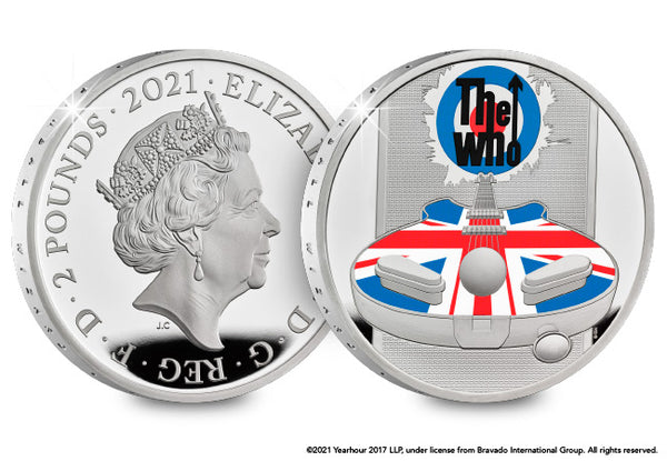 UK 2021 The Who 1oz £2 Silver Proof Coin – The Westminster