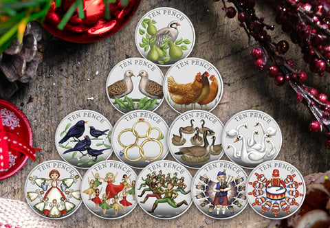 The Twelve Days of Christmas Silver Proof 10p Collection