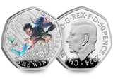 UK 2024 Harry Potter Winged Keys Silver 50p
