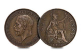 UK George V Penny