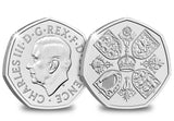 UK 2022 50p BU Pack: First Official Portrait of King Charles III