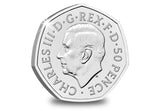 UK 2022 50p BU Pack: First Official Portrait of King Charles III