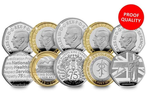 UK 2023 Base Proof Annual Coin Set