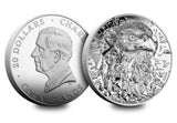 The Bald Eagle Shatter Effect 3oz Silver Coin