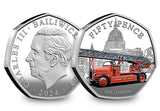 The History of the Fire Brigade Ultimate Silver Proof 50p Cover