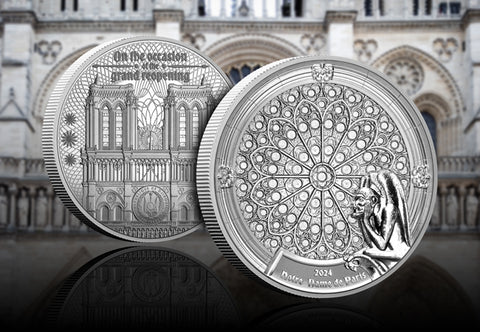 The Notre Dame 3oz Silver Coin