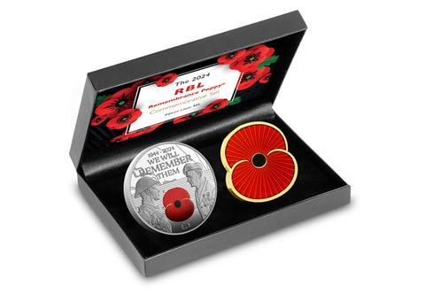 The 2024 RBL Poppy Commemorative Set