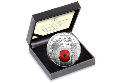 The 2024 RBL D-Day Poppy Proof £5