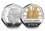 The Royal Mews Silver 50p Set
