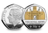 The Royal Mews Silver 50p Set