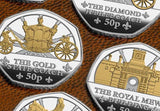 The Royal Mews Silver 50p Set