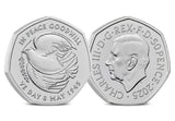 The UK 2025 VE Day 80th Anniversary BU 50p