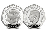 The UK 2025 VE Day 80th Anniversary Silver 50p