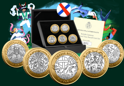 The British Traditions Silver Proof £2 Coin Collection