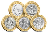 Samuel Pepys BU £2 Coin Set