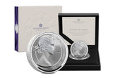 UK 2026 Mary Gillick Portrait Silver Piedfort £5 coin