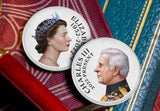 Elizabeth II and Charles III BU 10p Pair