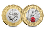 The 2026 Colour Poppy Pound Coin