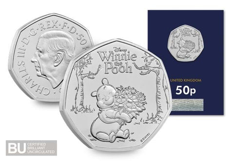 2026 UK Winnie the Pooh Kindness CERTIFIED BU 50p