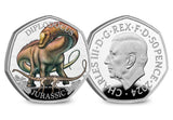 UK 2024 Diplodocus Silver Colour 50p