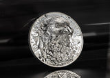 The Bald Eagle Shatter Effect 3oz Silver Coin