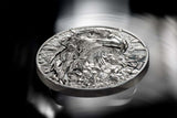 The Bald Eagle Shatter Effect 3oz Silver Coin