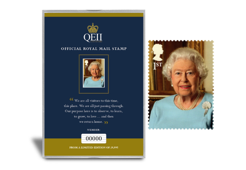 Queen Elizabeth II Birthday Stamp Frame