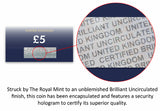 2018 UK Royal Wedding CERTIFIED BU £5