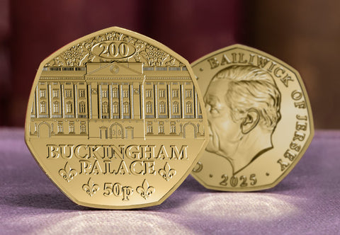 The Buckingham Palace Fifty Pence Coin